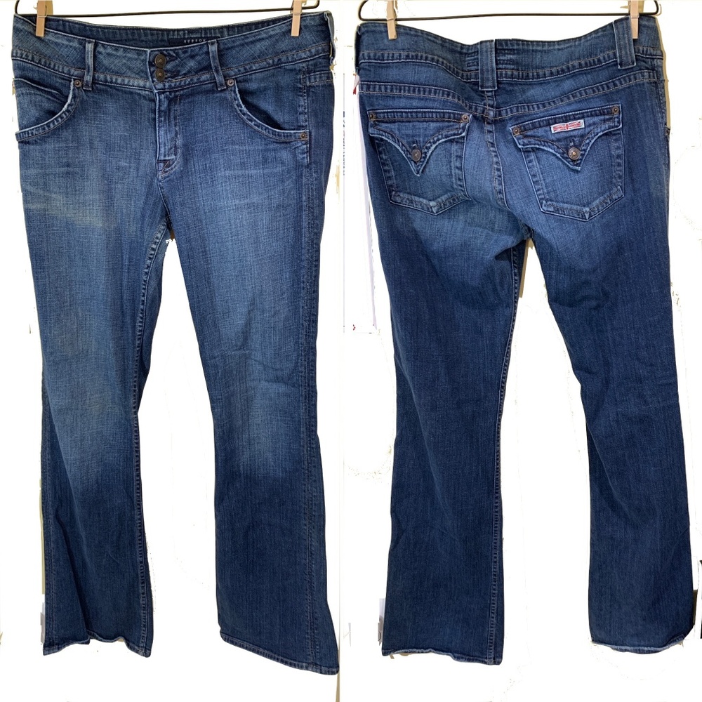Y2k Signature Hudson Flap Pocket Mid-Rise Jeans 32